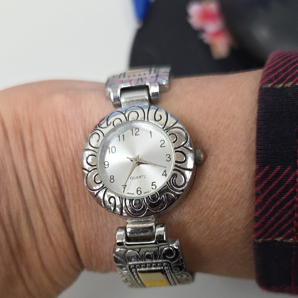 Chico's Silver and Yellow Women's Watch